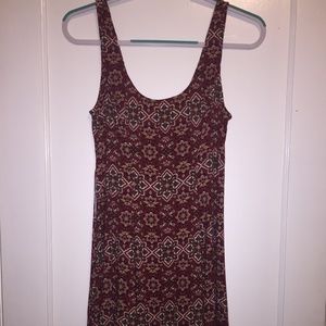 Abstract/ flower design skater dress